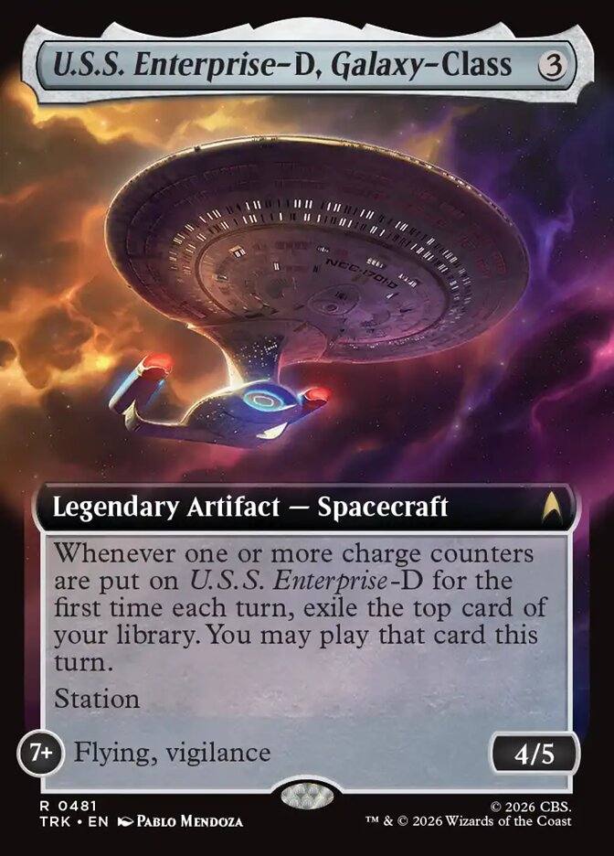 U.S.S. Enterprise-D, Galaxy-Class (481) - Star Trek (TRK)