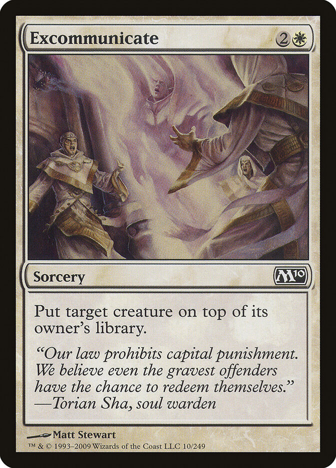 Excommunicate (10) - Magic 2010 (M10)