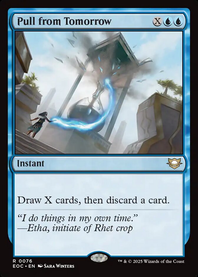 Pull from Tomorrow (76) - Edge of Eternities Commander (EOC)