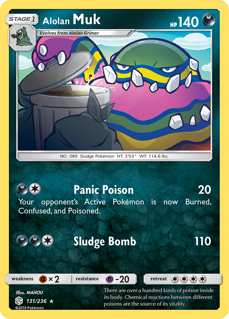 Alolan Muk (131/236) - Cosmic Eclipse (CEC)