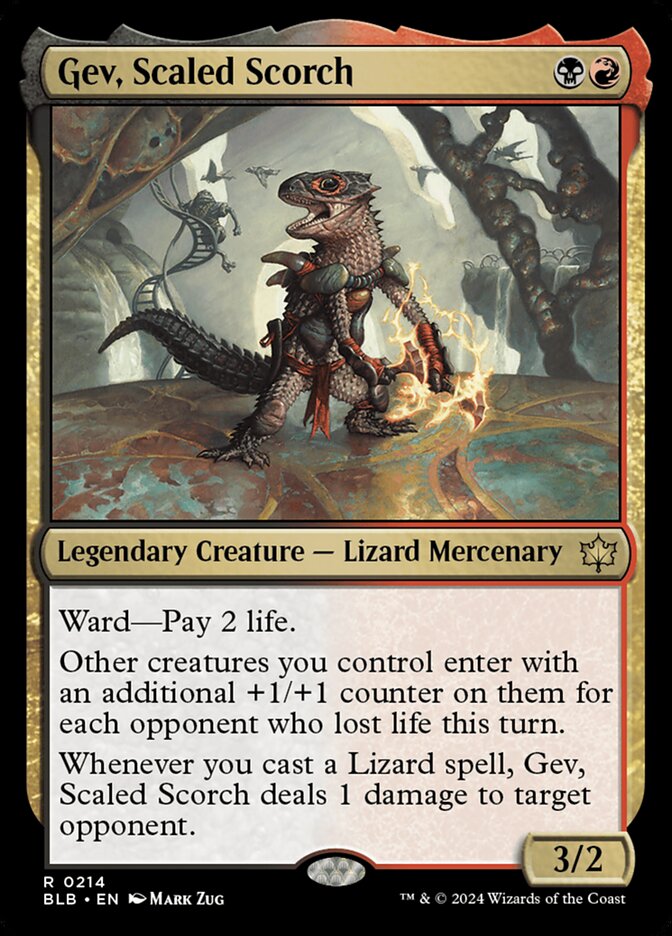 Gev, Scaled Scorch (214) - Bloomburrow (BLB)