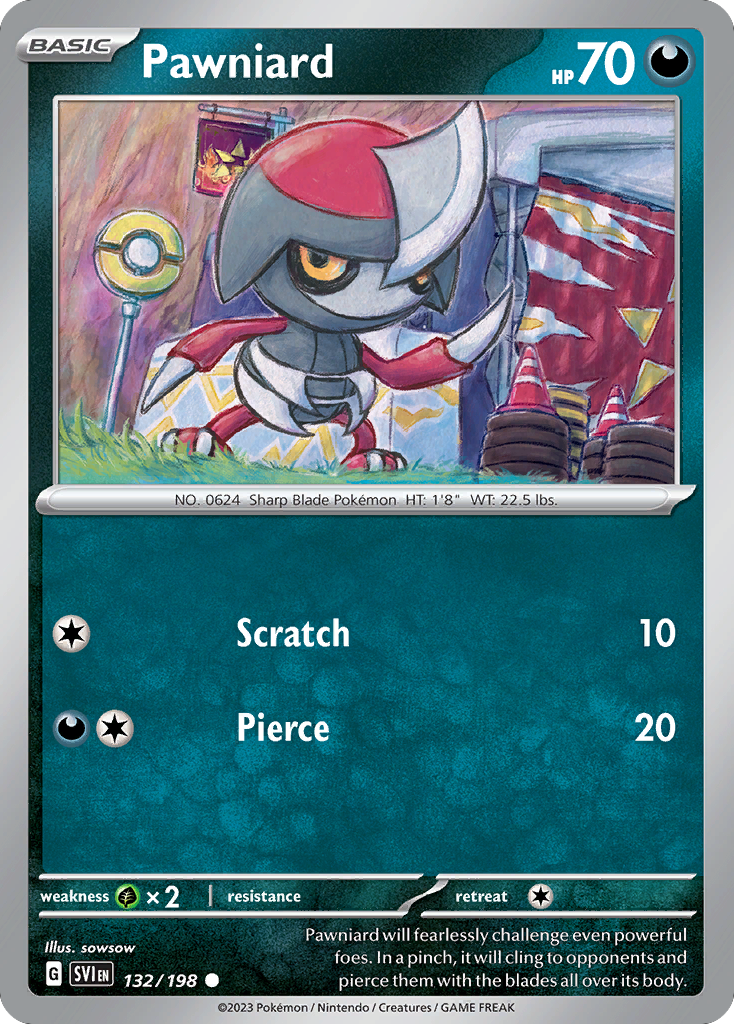 Pawniard (132/198) - Scarlet & Violet (SVI)