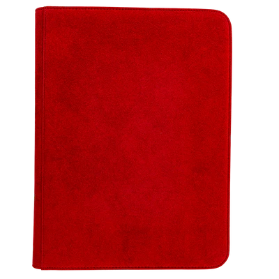 9-Pocket Ultra Pro Vivid Deluxe Zippered Binder - Red
