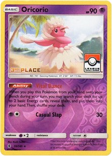 Oricorio - 55/145 (League Challenge) (55) - League & Championship Cards (PR)