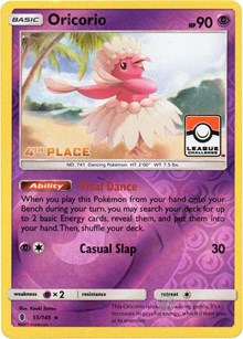 Oricorio - 55/145 (League Challenge) (55) - League & Championship Cards (PR)