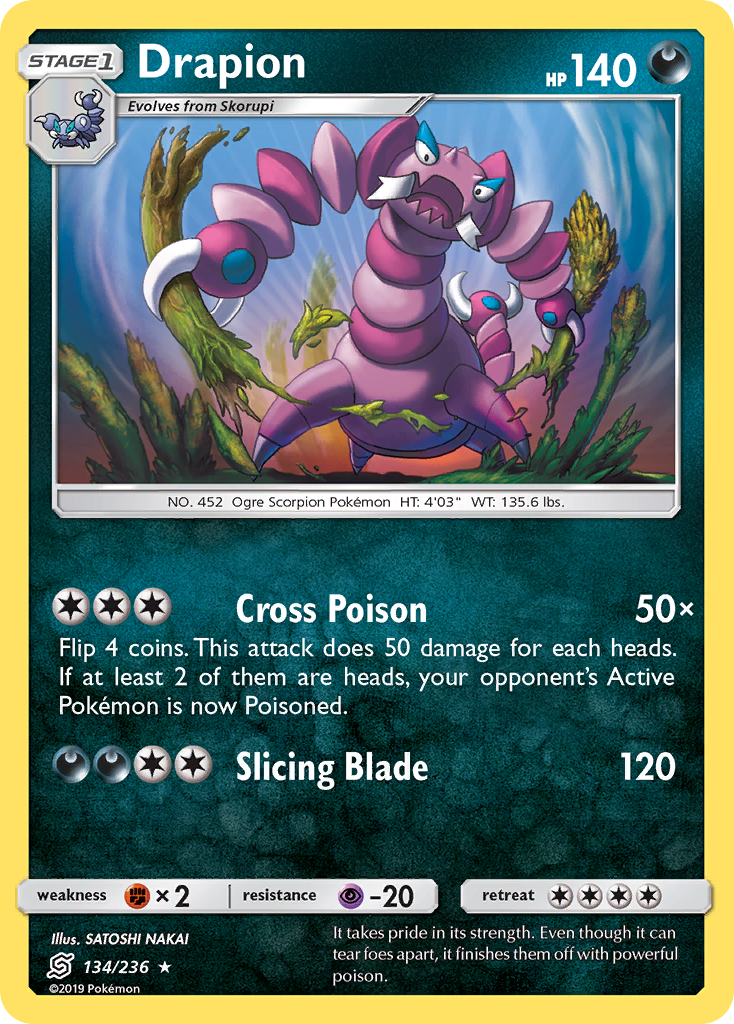 Drapion (134/236) - Unified Minds (UNM)