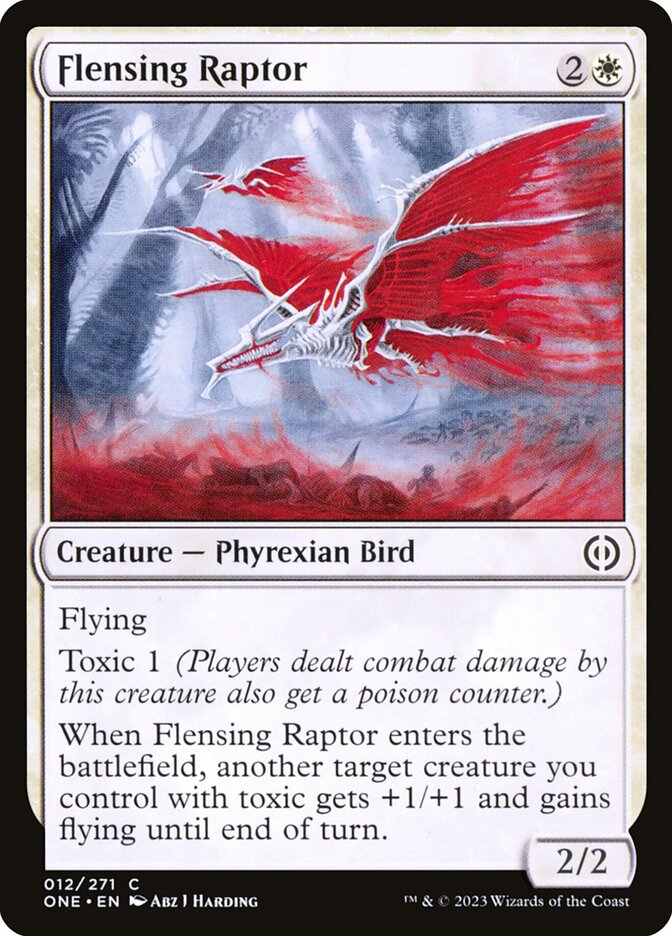 Flensing Raptor (12) - Phyrexia: All Will Be One (ONE)
