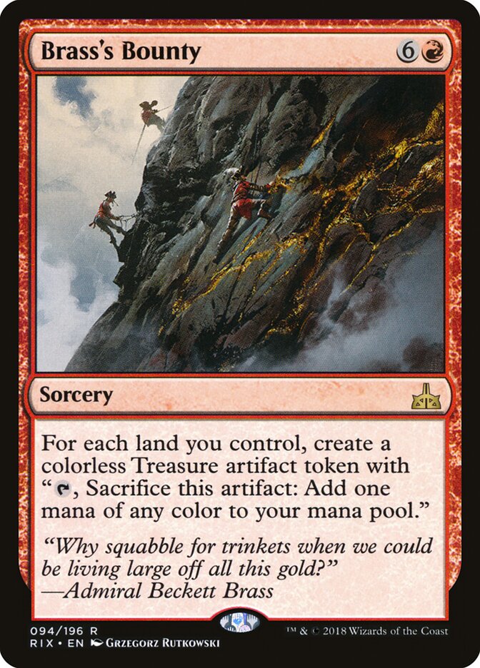 Brass's Bounty (94) - Rivals of Ixalan (RIX)