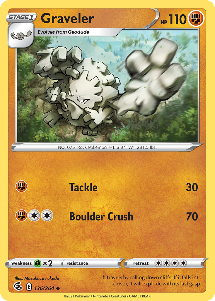 Graveler (136/264) - Fusion Strike (FST)