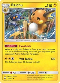 Raichu (41) - SM - Burning Shadows (SM03)