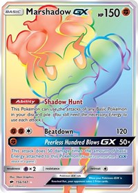 Marshadow GX Secret (156) - SM - Burning Shadows (SM03)