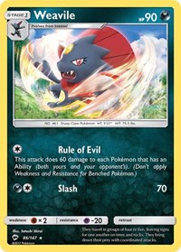 Weavile (86) - SM - Burning Shadows (SM03)