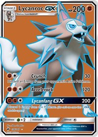 Lycanroc GX Full Art (136) - SM - Burning Shadows (SM03)