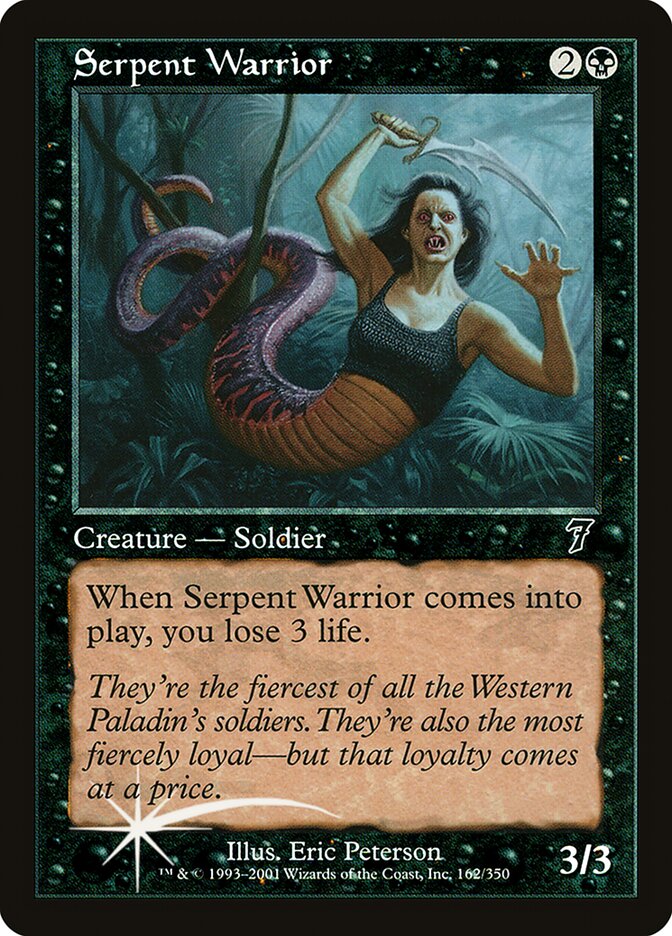 Serpent Warrior (162) - Seventh Edition (7ED)