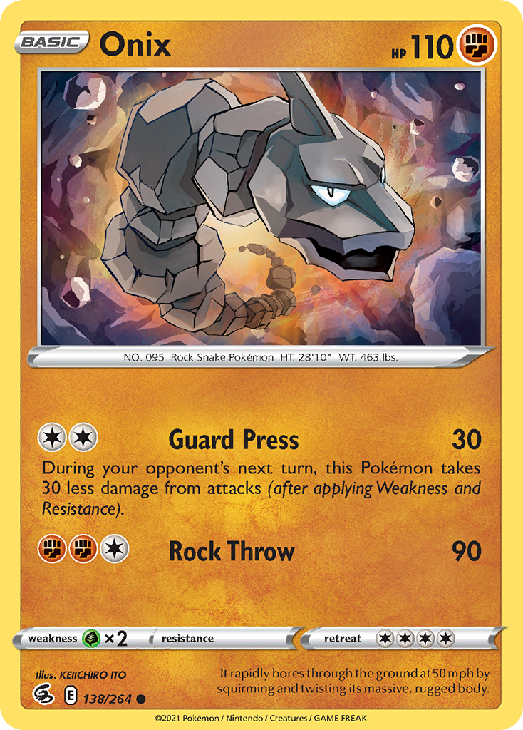 Onix (138/264) - Fusion Strike (FST)