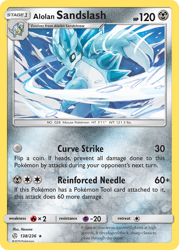 Alolan Sandslash (138/236) - Cosmic Eclipse (CEC)