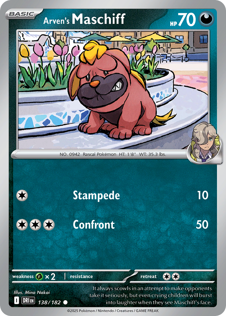 Arven's Maschiff (138/182) - Destined Rivals (DRI)