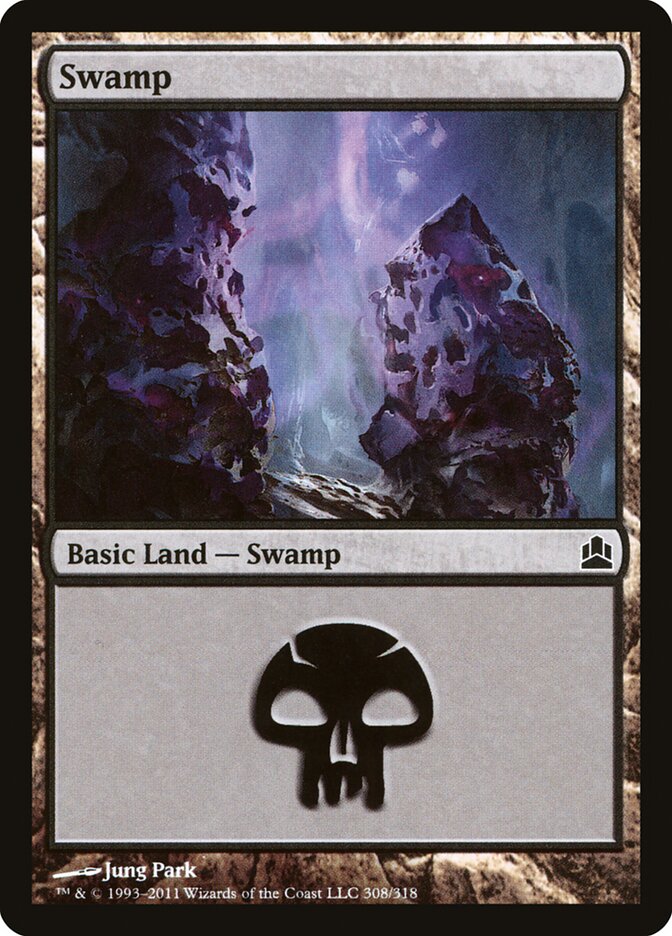 Swamp (308) - Commander 2011 (CMD)