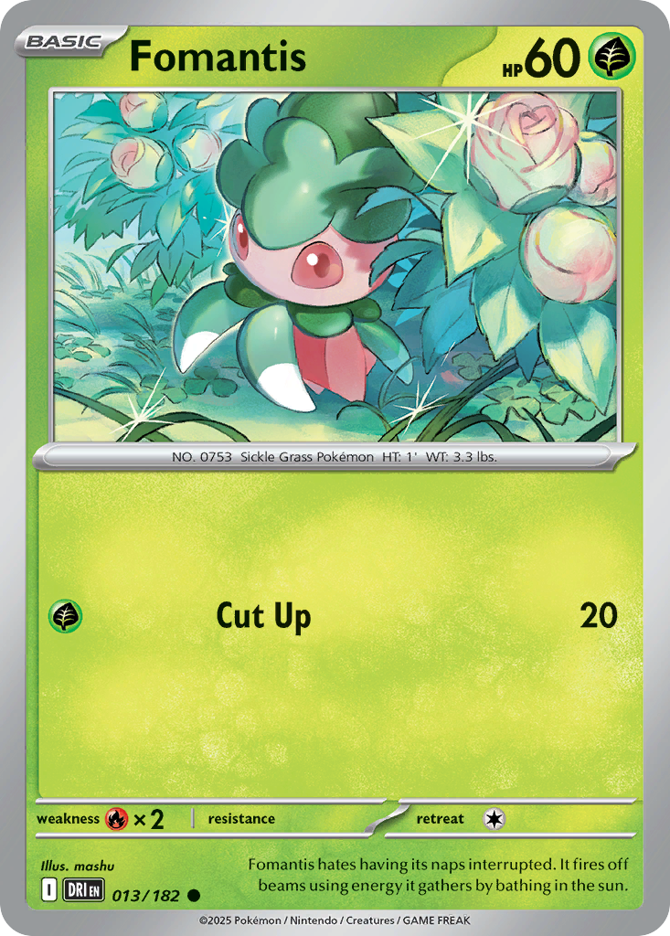 Fomantis (13/182) - Destined Rivals (DRI)