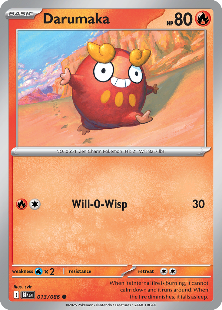 Darumaka (13/86) - Black Bolt (BLK)