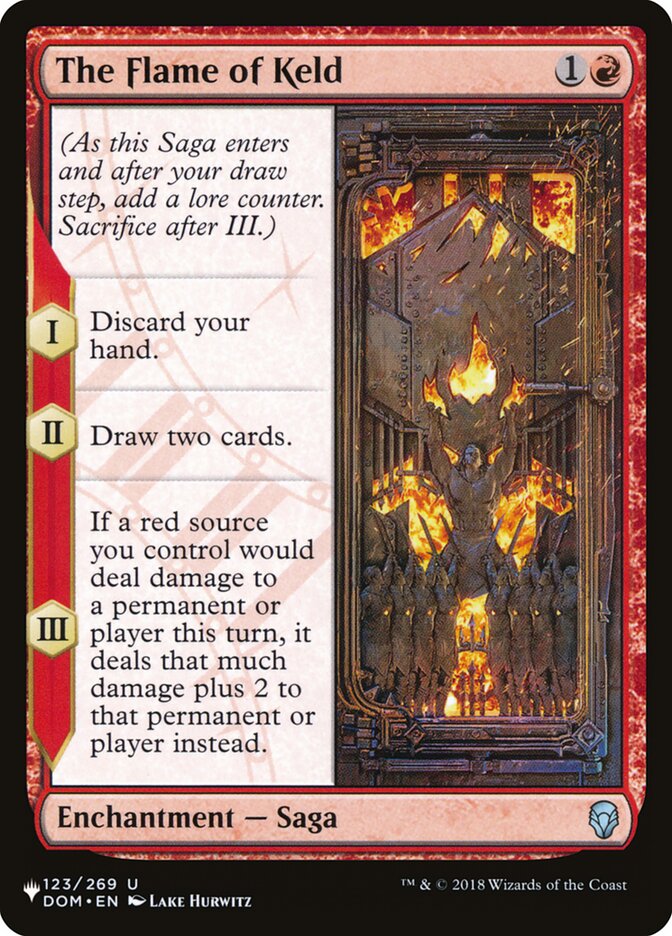 The Flame of Keld (DOM-123) - The List (PLST)
