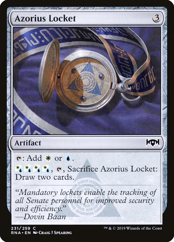 Azorius Locket (231) - Ravnica Allegiance (RNA)