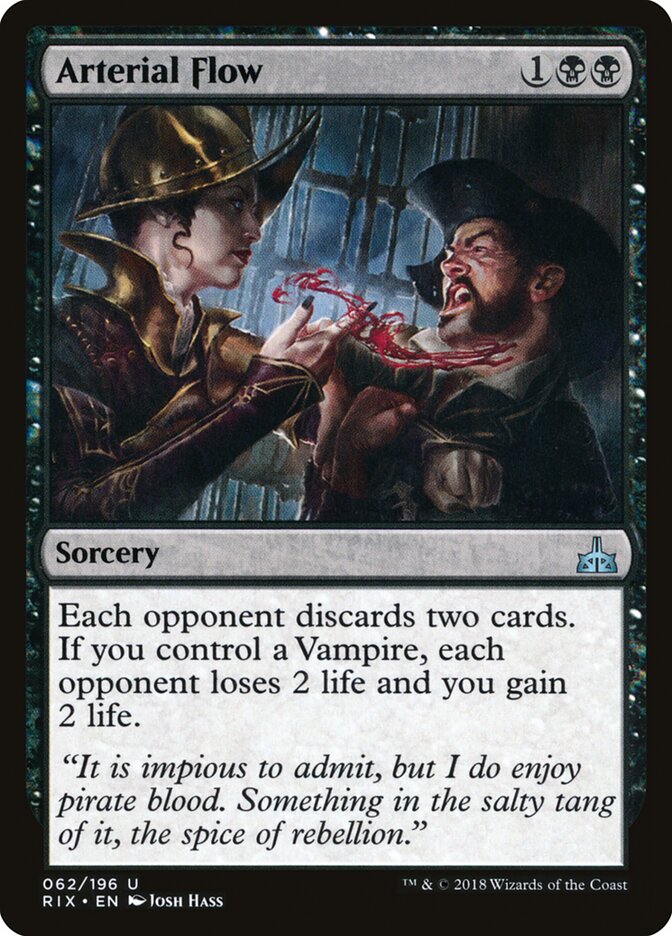 Arterial Flow (62) - Rivals of Ixalan (RIX)