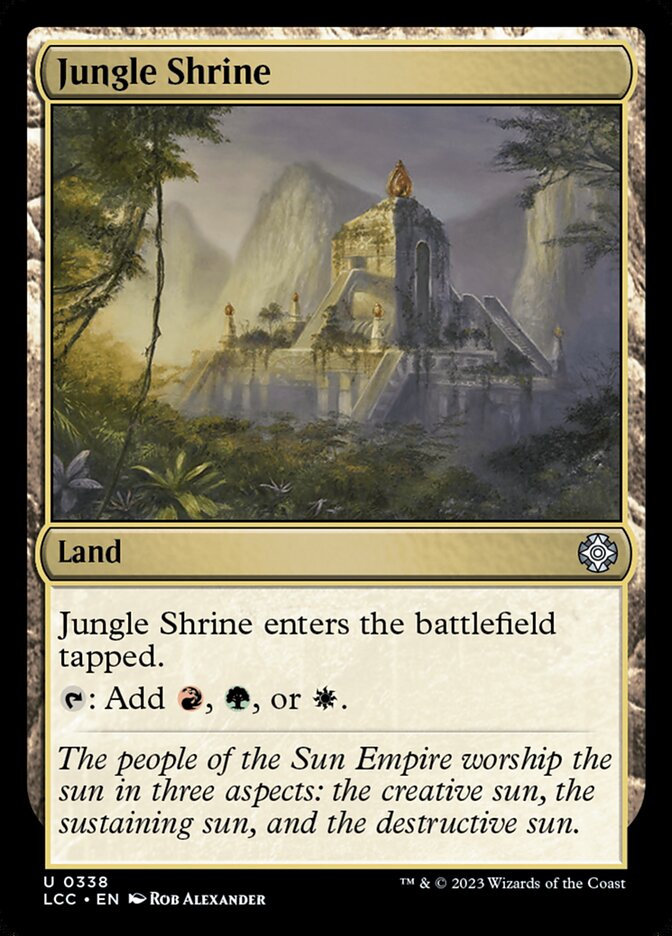 Jungle Shrine (338) - The Lost Caverns of Ixalan Commander (LCC)