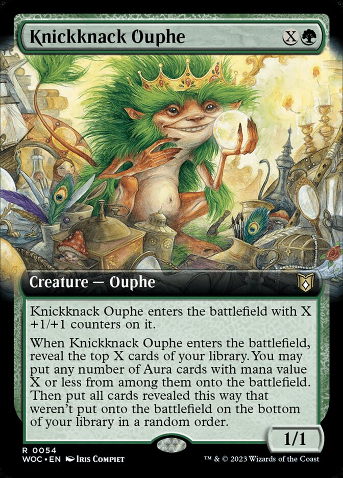 Knickknack Ouphe (54) - Wilds of Eldraine Commander (WOC)