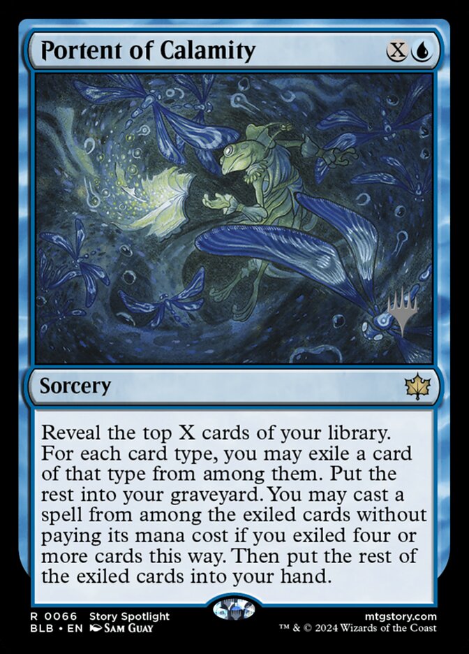 Portent of Calamity (66p) - Bloomburrow Promos (PBLB)