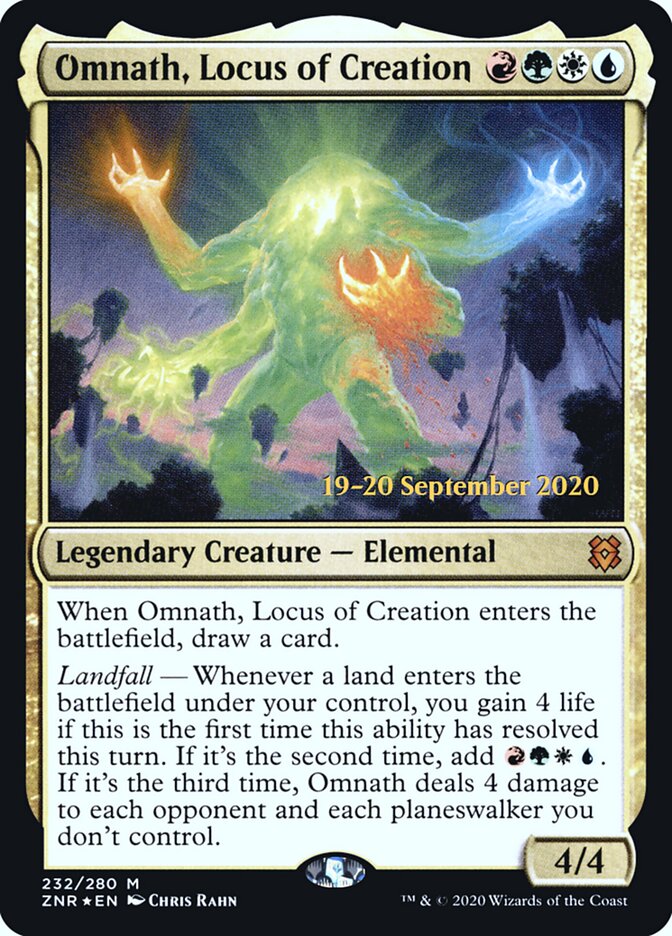 Omnath, Locus of Creation (232s) - Zendikar Rising Promos (PZNR)