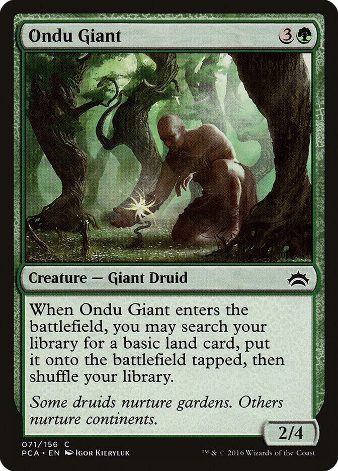 Ondu Giant (71) - Planechase Anthology (PCA)