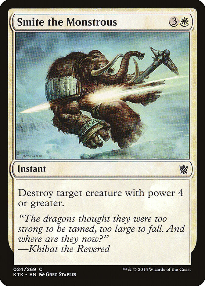 Smite the Monstrous (24) - Khans of Tarkir (KTK)