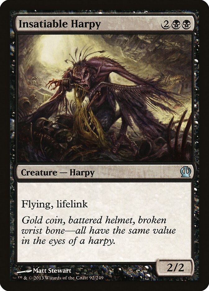 Insatiable Harpy (92) - Theros (THS)
