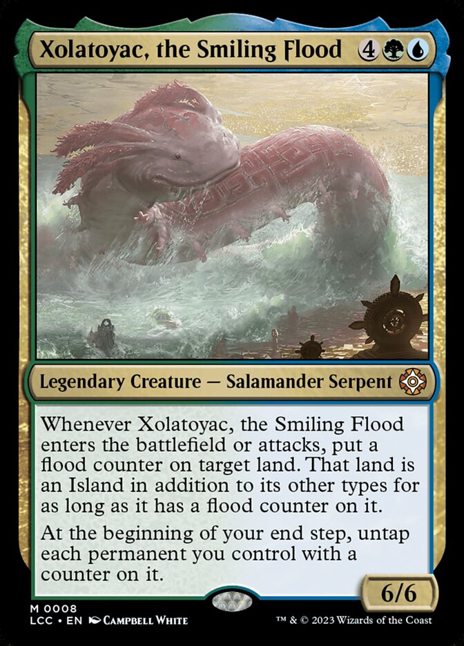 Xolatoyac, the Smiling Flood (8) - The Lost Caverns of Ixalan Commander (LCC)
