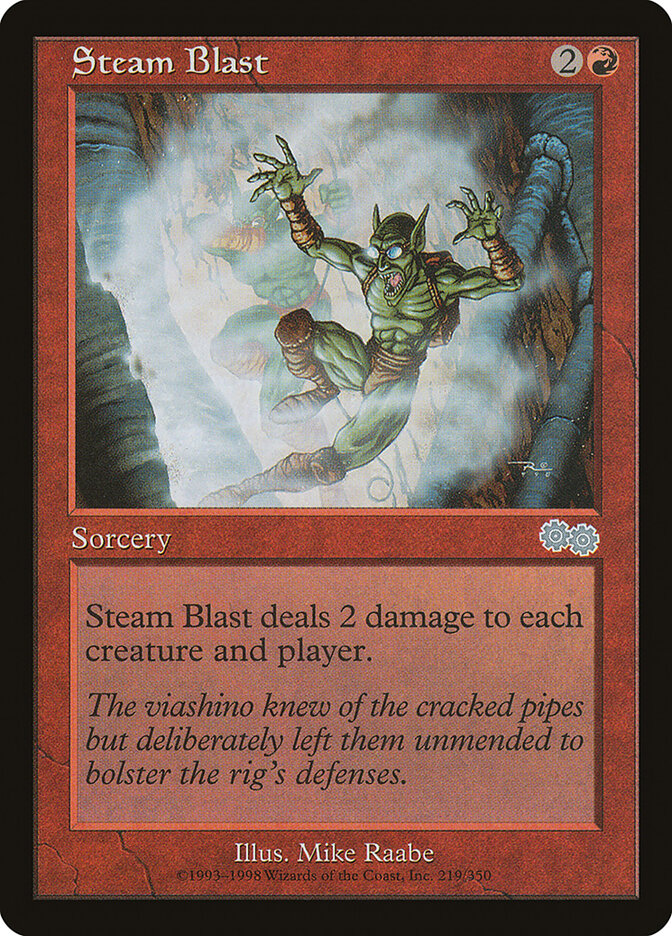 Steam Blast (219) - Urza's Saga (USG)