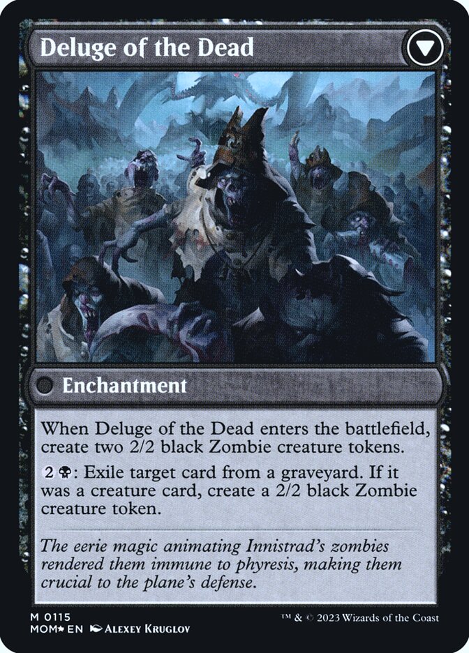 Invasion of Innistrad // Deluge of the Dead (115s) - March of the Machine Promos (PMOM)