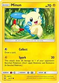 Minun (34) - Shining Legends (SHL)