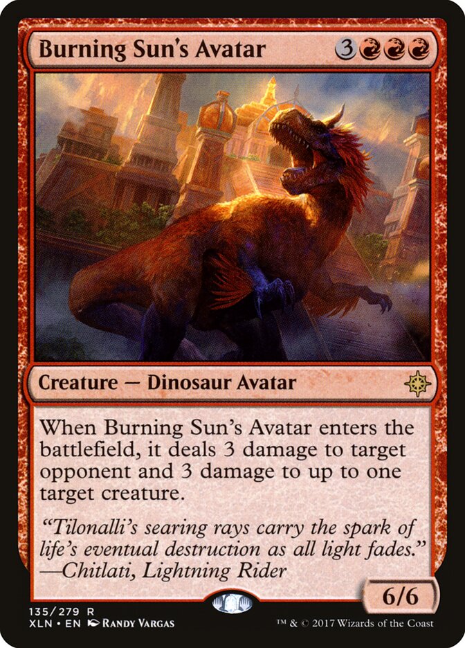 Burning Sun's Avatar (135) - Ixalan (XLN)