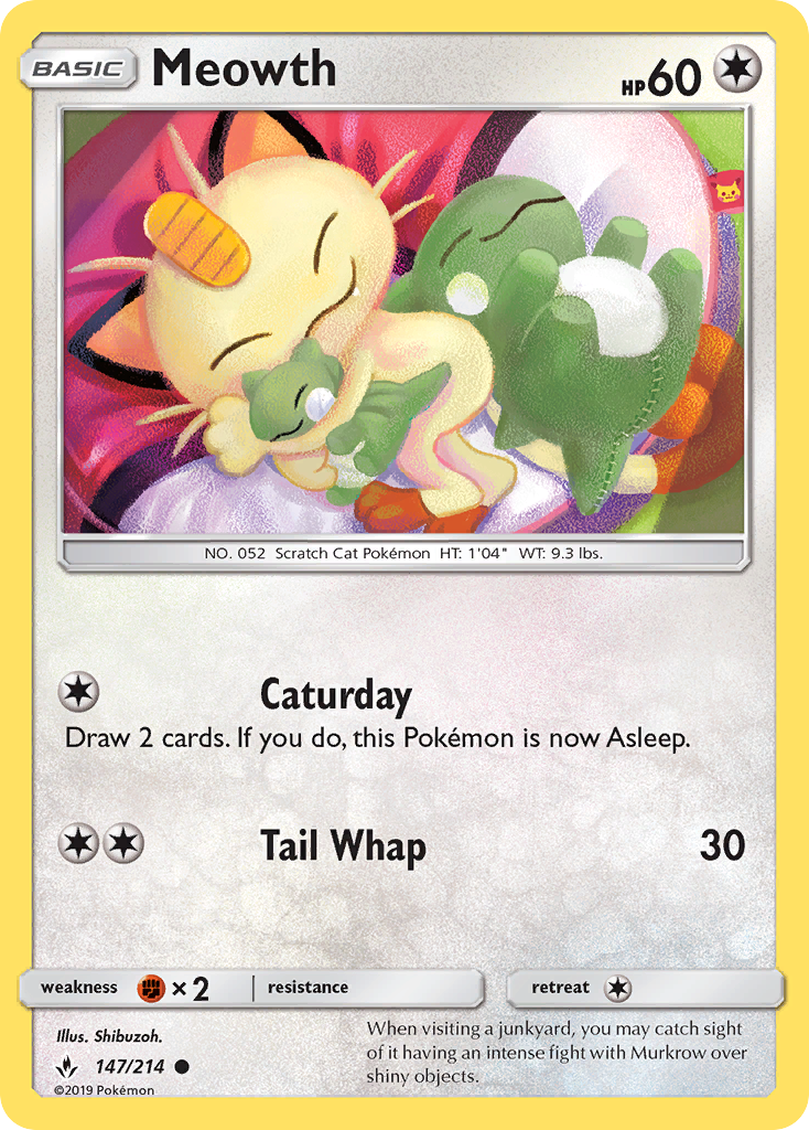Meowth (147/214) - Unbroken Bonds (UNB)