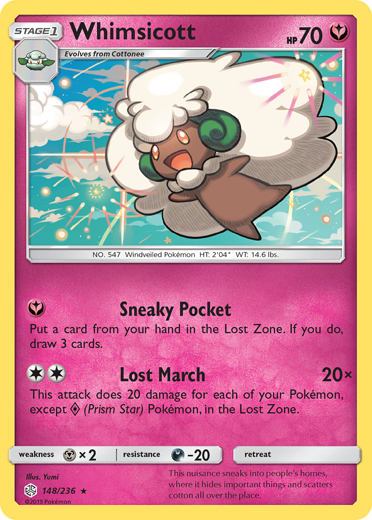 Whimsicott (148/236) - Cosmic Eclipse (CEC)