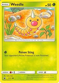 Weedle (1) - SM - Crimson Invasion (SM04)