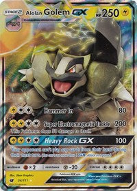 Alolan Golem GX (34) - SM - Crimson Invasion (SM04)