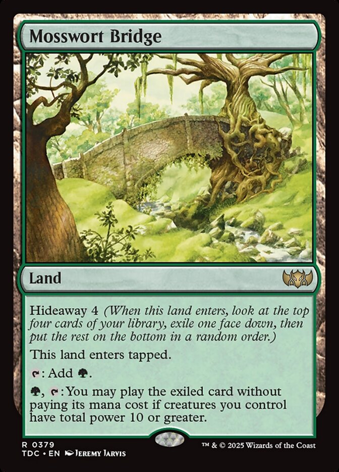 Mosswort Bridge (379) - Tarkir: Dragonstorm Commander (TDC)