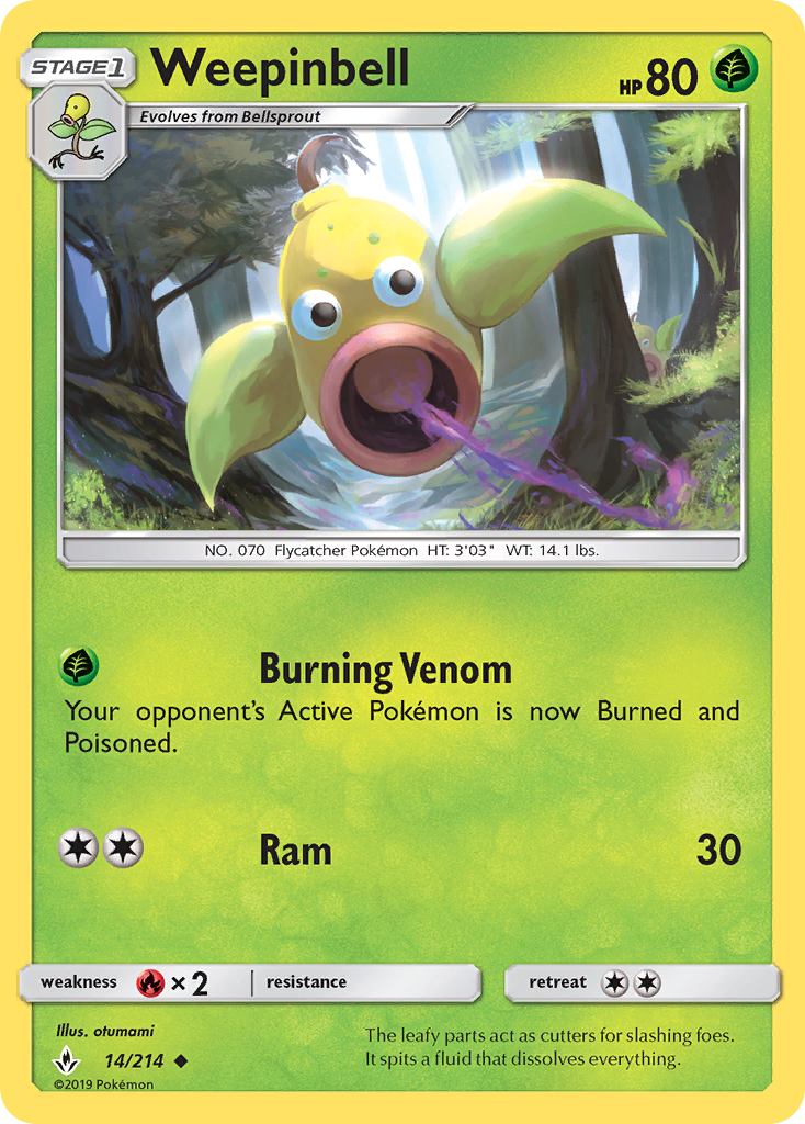 Weepinbell (14/214) - Unbroken Bonds (UNB)