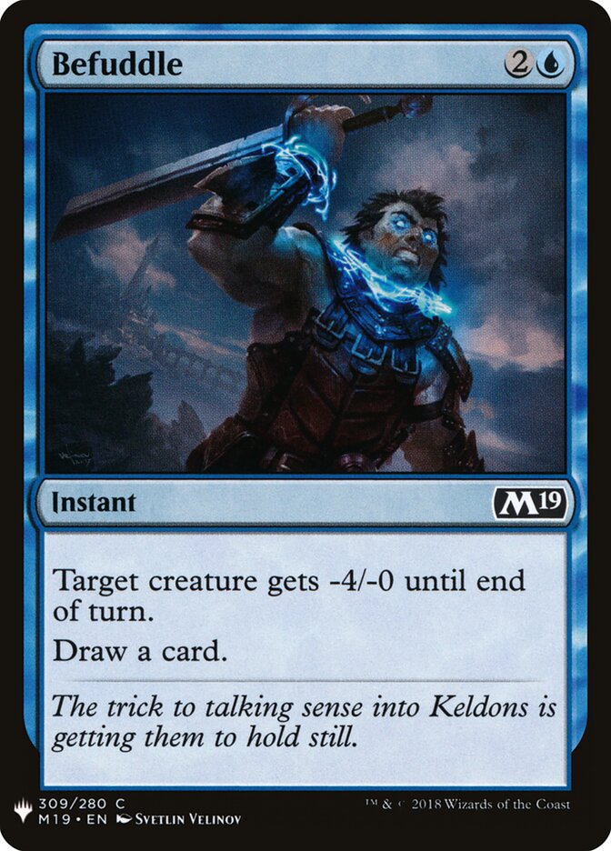 Befuddle (M19-309) - The List (PLST)