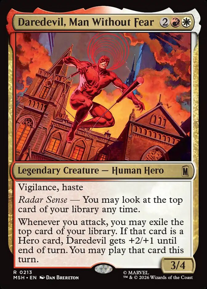 Daredevil, Man Without Fear (213) - Marvel Super Heroes (MSH)