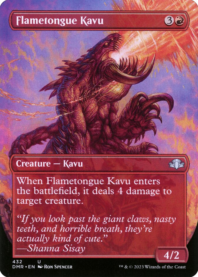 Flametongue Kavu (432) - Dominaria Remastered (DMR)
