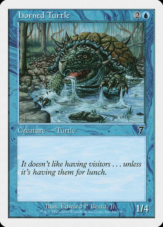 Horned Turtle (80) - Seventh Edition (7ED)