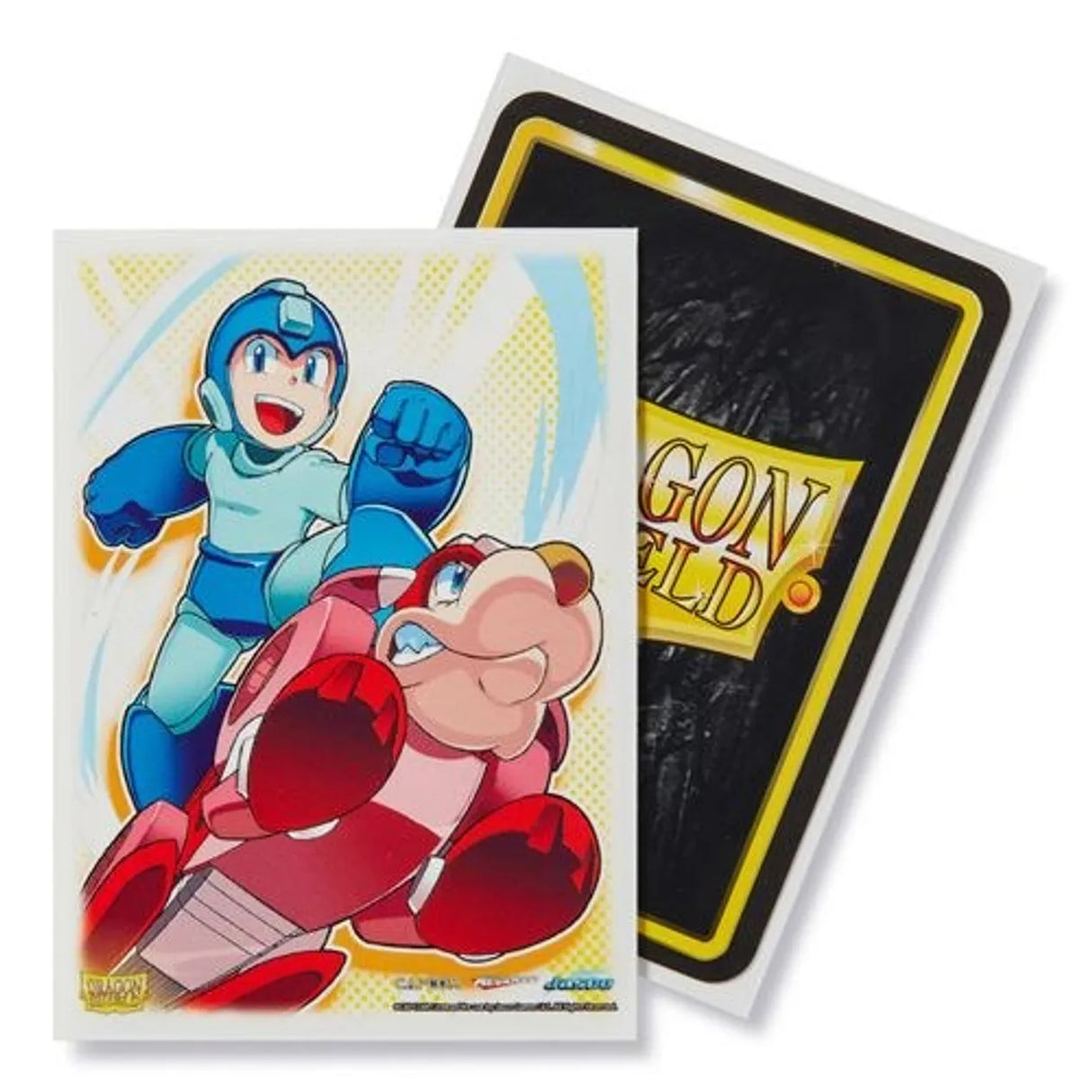Dragon Shield Mega Man and Rush Sleeves - Art (100 Count)
